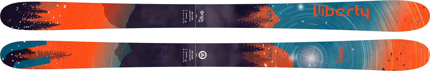 2022 Liberty Origin 96 Skis