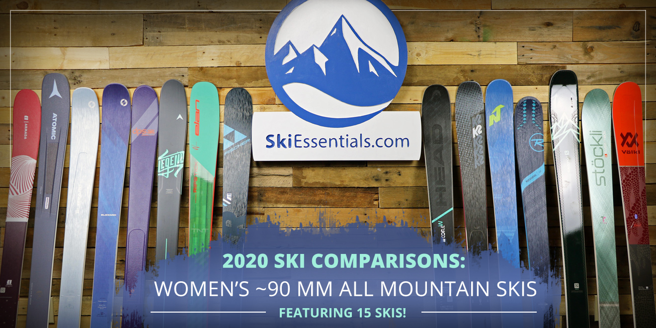 2020 Women's 90mm All Mountain Ski Comparison - Lead