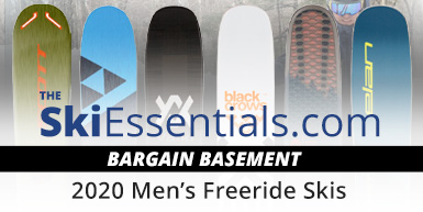 SkiEssentials.com Bargain Basement – 6 2020 Men’s Freeride Skis: Intro Image