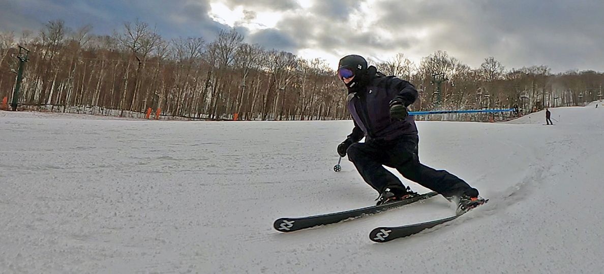 2021 Volkl Kanjo 84 Ski Review: Full Width Action Image 1