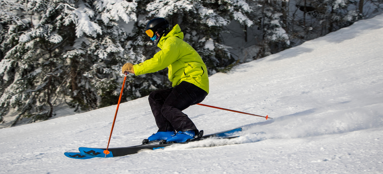 2022 Nordica Enforcer 104 Free Ski Review: Full Width Action Image 1