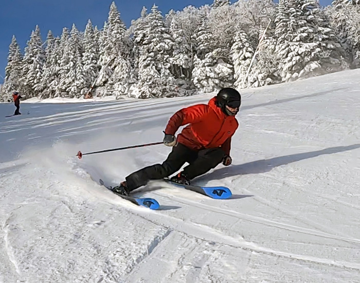 2022 Nordica Enforcer 104 Free Ski Review: Half Width Action Image 2