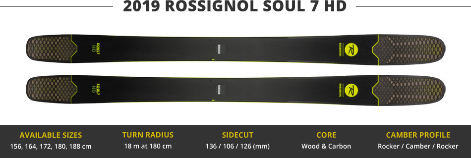 Which Skis Should I Buy? Comparing Men's Freeride Skis - 2019 Edition: Rossignol Soul 7 HD Image