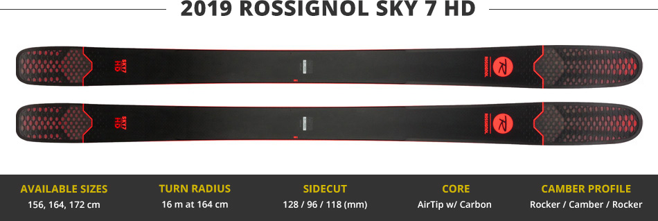 Which Skis Should I Buy? Comparing Women's 100mm Skis - 2019 Edition: 2019 Rossignol Sky 7 HD Ski Image