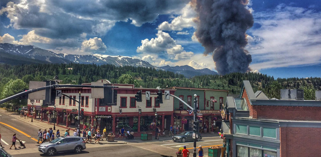 Top Five Fridays July 7, 2017: Breckenridge Forest Fire Image
