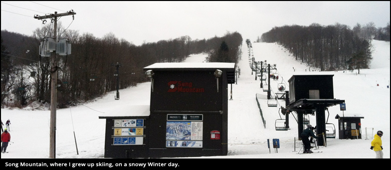 Feeder Hills: Song Mountain ski area in Tully, NY