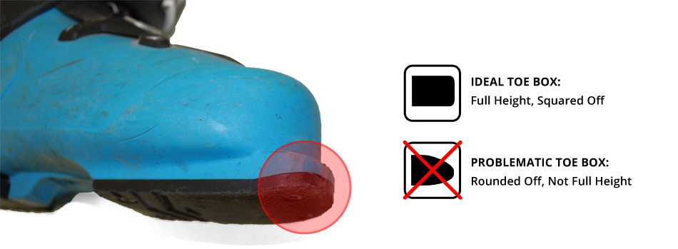 When Should I Replace My Ski Equipment? Hardgoods Edition  : Worn Ski Boot Toe Image