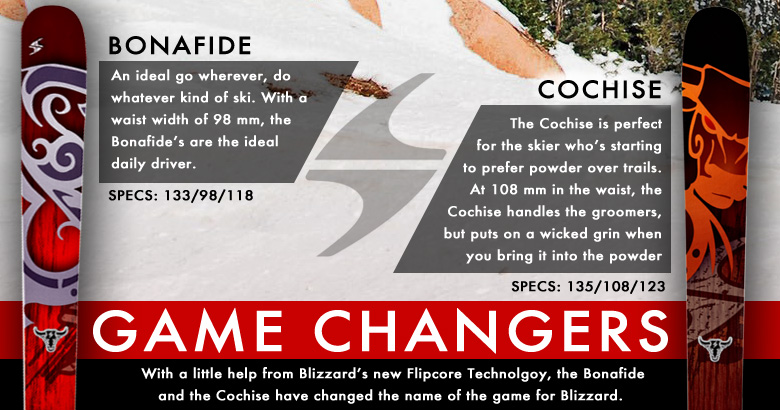 Blizzard Bonafide and Blizzard Cochise; Game Changer Graphic
