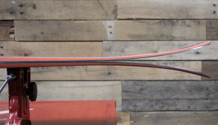 2022 Liberty Origin 101 Ski Review: Tail Rocker Profile