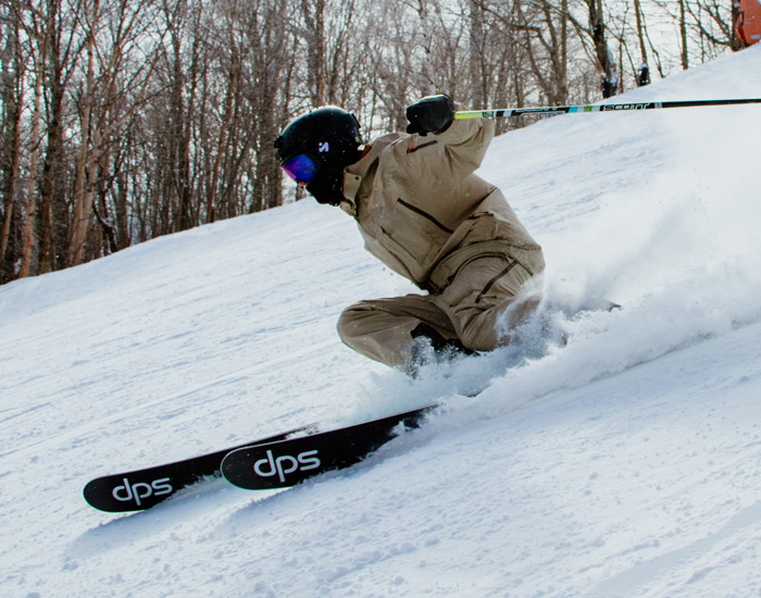 2022 DPS Pagoda 100 RP Ski Review: Half Width Action Image 2
