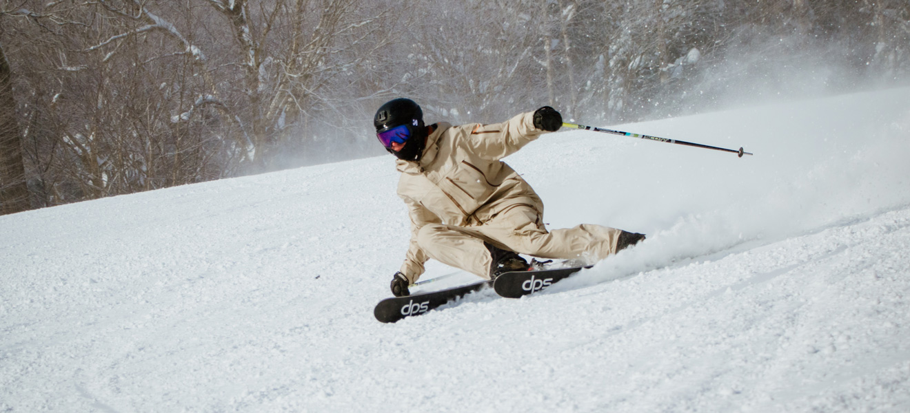 2022 DPS Pagoda 100 RP Ski Review: Full Width Action Image 2