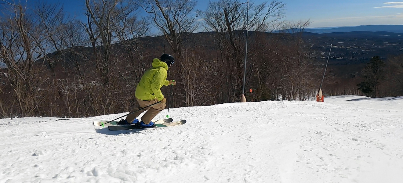 2022 Stockli Stormrider 102 Ski Review: Full Width Action Image 1