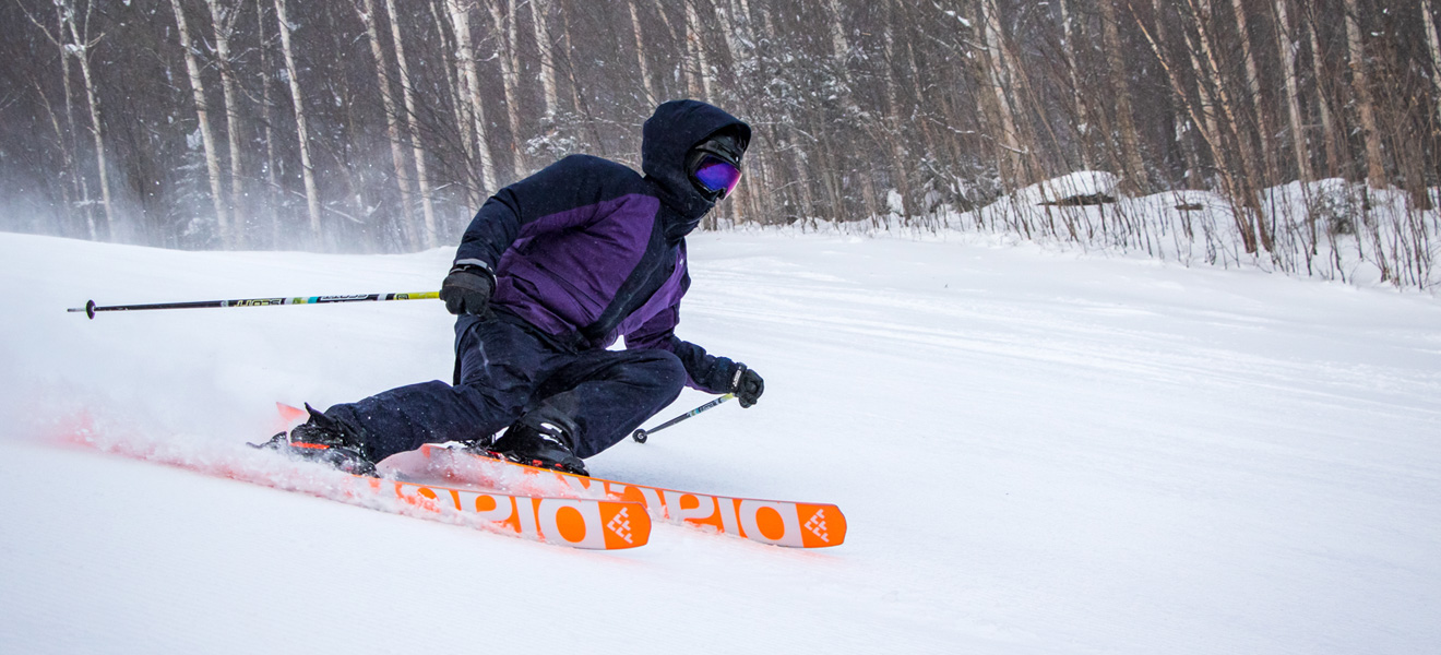 2022 Black Crows Mirus Cor Ski Review: Full Width Action Image 2