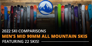 2022 Ski Comparisons: Men's Mid 90mm All Mountain Skis - Intro Image