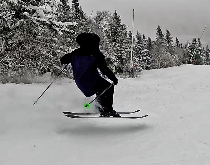 2023 Nordica Enforcer 104 Unlimited Ski Review: Half Width Action Image 1