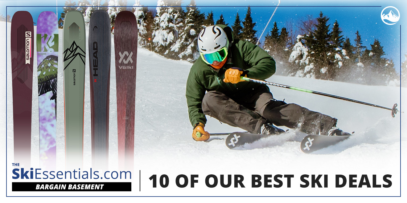 The SkiEssentials.com Bargain Basement: 10 of Our Best Deals on 2022 Skis - Lead Image