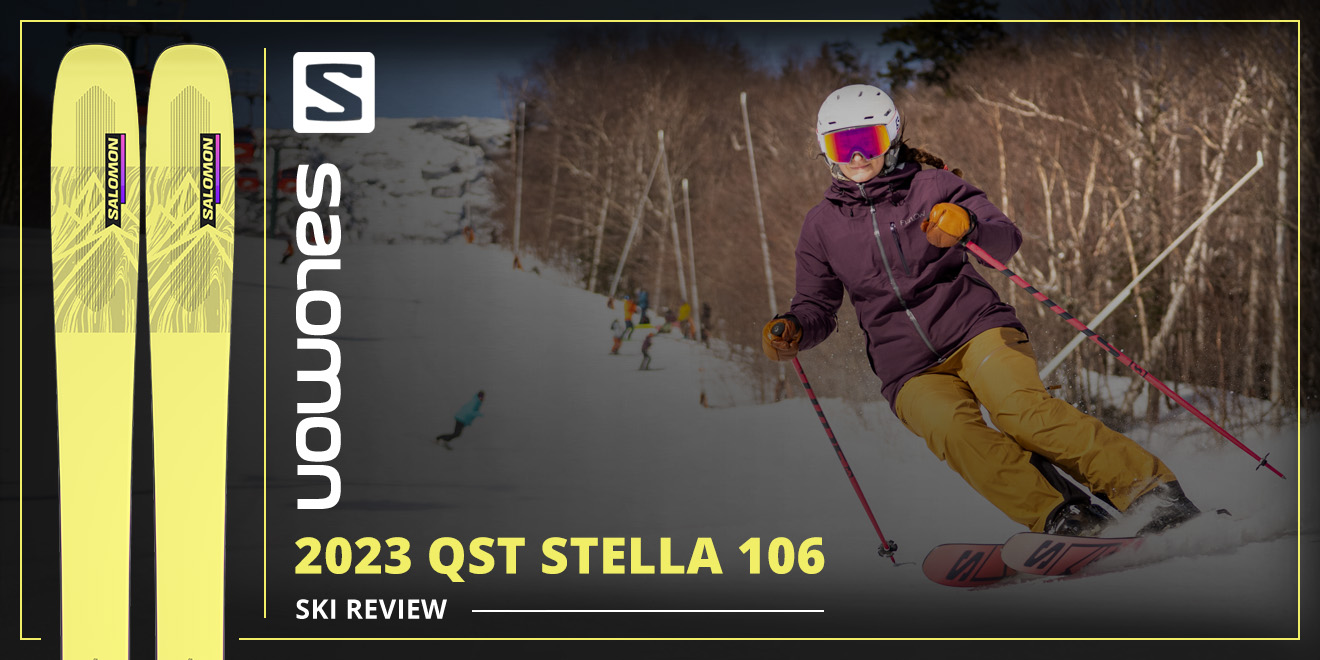 2023 Salomon QST Stella 106 Ski Review: Lead Image