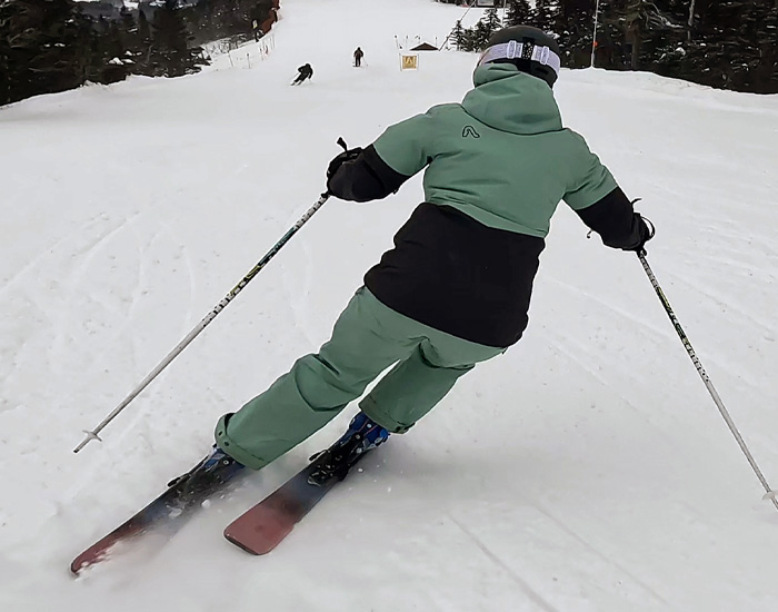 2023 Rossignol Rallybird 92 Skis: Half Width Action Image 1