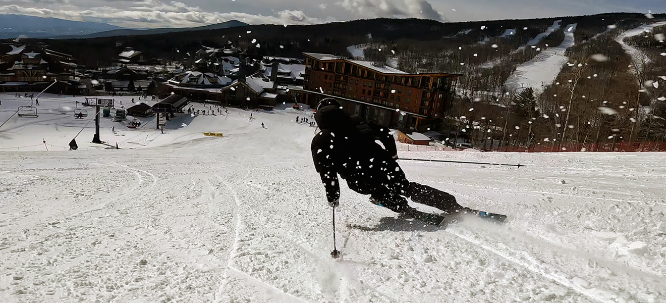 2023 Stockli Montero AR Skis: Full Width Action Image 1