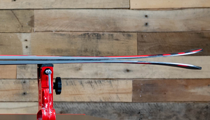 2023 K2 Mindbender 99 Ti Skis: 2023 K2 Mindbender 99 Ti Skis Tail Rocker Profile Image