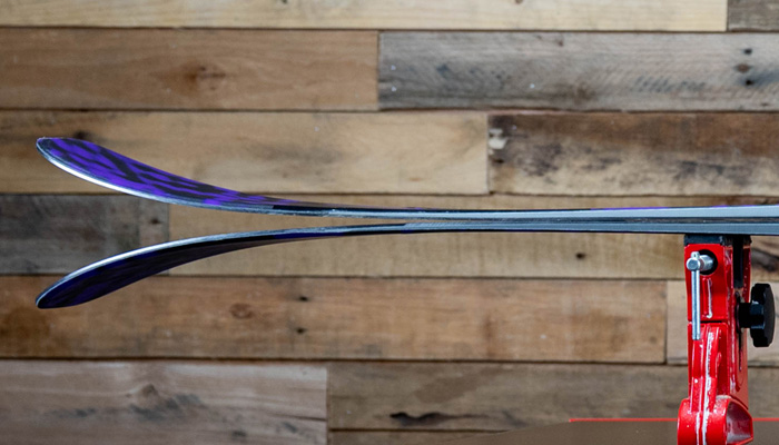 2023 K2 Mindbender 99 Ti Skis: 2023 K2 Mindbender 99 Ti Skis Tip Rocker Profile Image