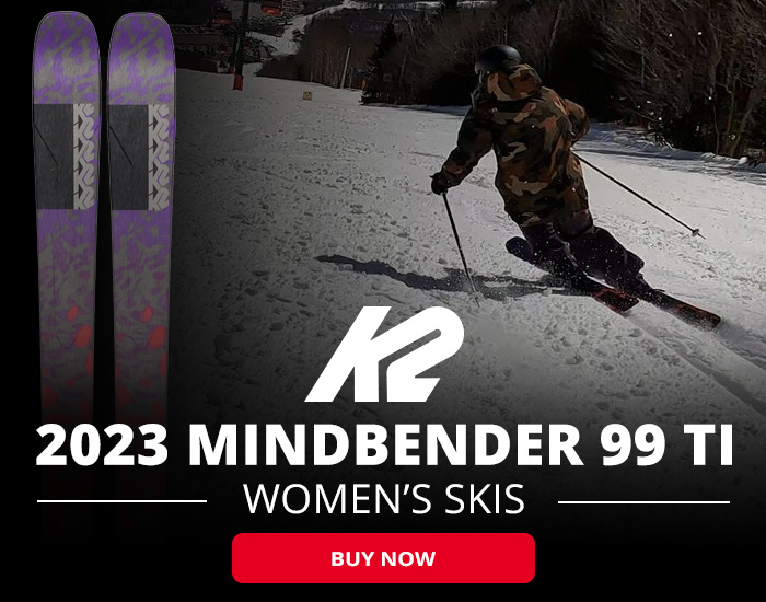 2023 K2 Mindbender 99 Ti Ski Review: Women's Buy Now Image'