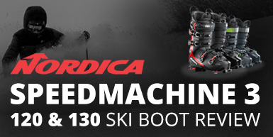 2023 Nordica Speedmachine 3 120 and 130 Ski Boot Review Ski Review: Intro Image