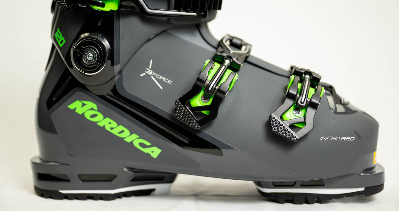 2023 Nordica Speedmachine 3 120 Ski Boot Review: Closeup Image 1