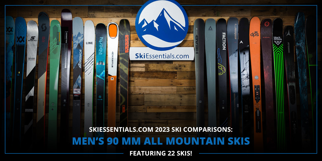 2023 Ski Comparisons: Men's 90mm All Mountain Ski Guide: Lead Image