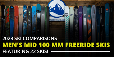 2023 Ski Comparisons: Men's Mid 100mm Freeride Ski Guide: Intro Image