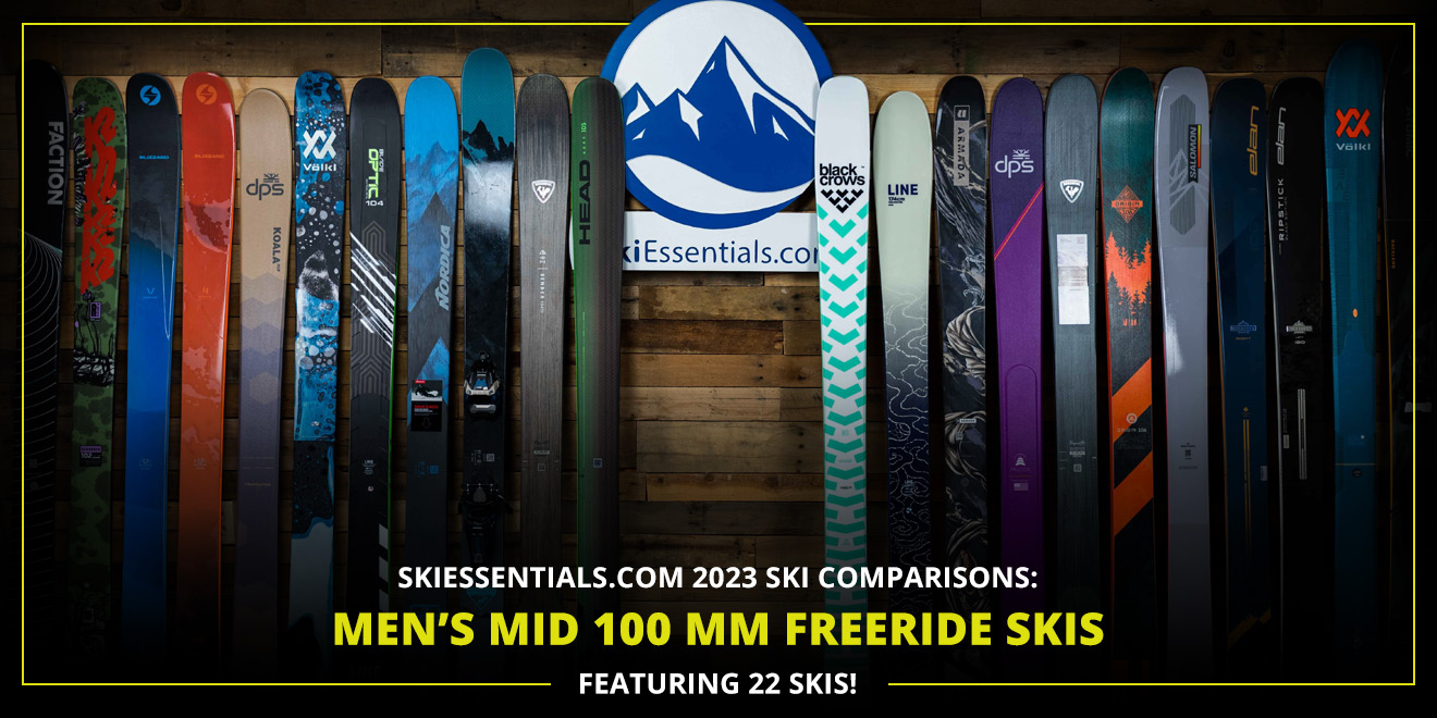 2023 Ski Comparisons: Men's Mid 100mm Freeride Ski Guide: Lead Image
