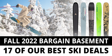 SkiEssentials.com Bargain Basement: Fall 2022 - 17 Of Our Best Ski Deals - Intro Image