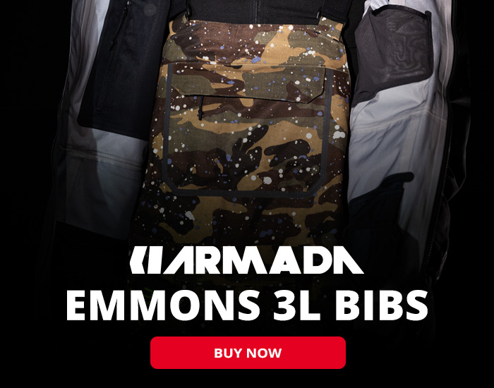 Armada Grands 3L Jacket and Emmons Bib Pants Outerwear Review: Armada Emmons Bibs Buy Now Image