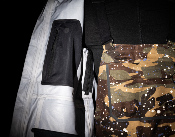 Armada Grands 3L Jacket and Emmons Bib Pants Outerwear Review: Closeup 2