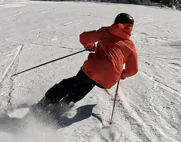 2023 Nordica Unleashed 98 W Skis: Half Width Action Image 1