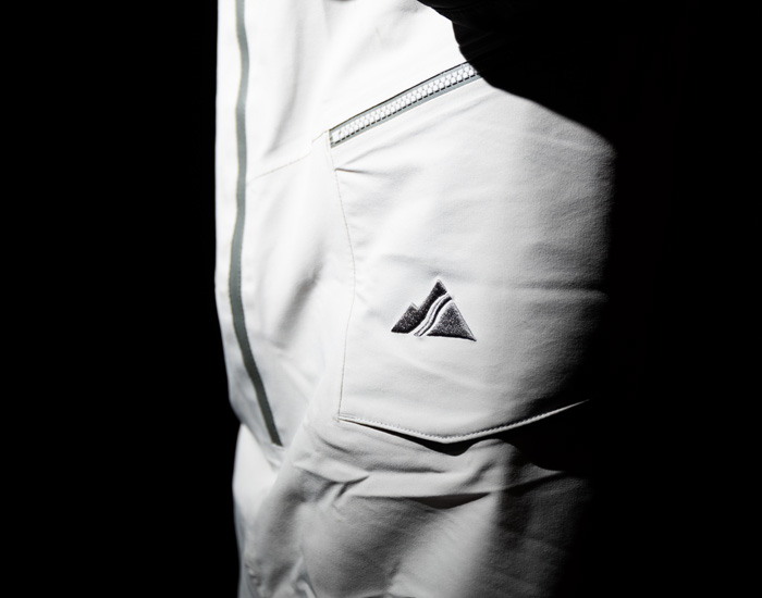Strafe Hayden Jacket and Summit Pants: Summit Closeup 1