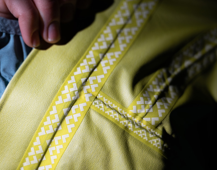 Black Crows Freebird Xpore Jacket and Ora Body Map Pants Women's Kit Review: Interior Taping Closeup