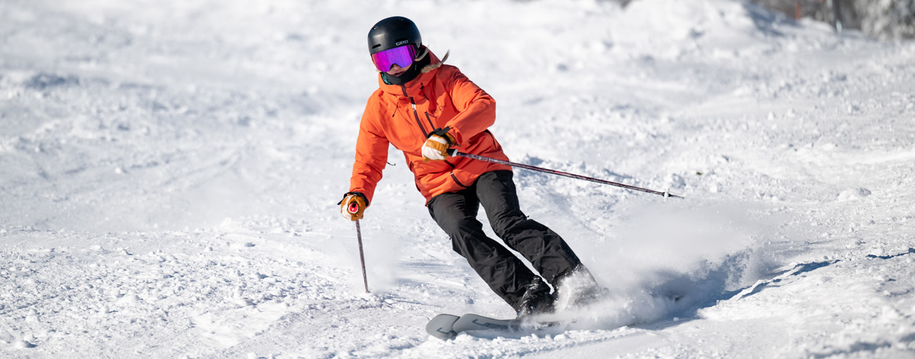 2024 Elan Ripstick 94 W Black Edition Skis: Full Width Action Image 1