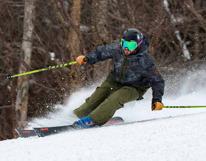 2024 Nordica Steadfast 85 DC Skis: Half Width Action Image 1