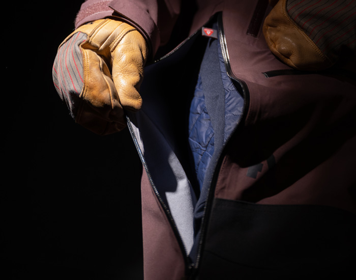 2024 Flylow Quantum Pro Jacket and Baker Bibs Kit Review: Baker Bib Side Vent Closeup