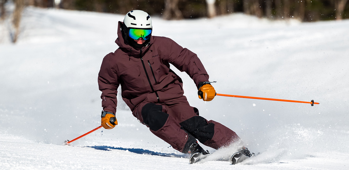 2024 Flylow Quantum Pro Jacket and Baker Bibs Kit Review: Action Image 1