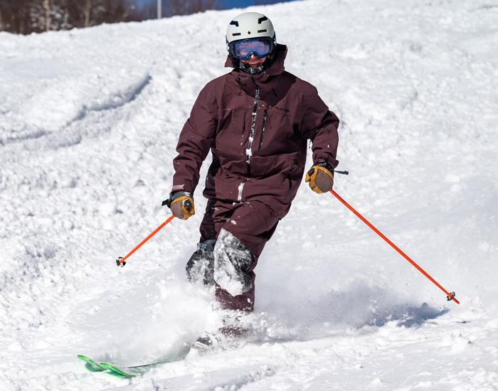 2024 Flylow Quantum Pro Jacket and Baker Bibs Kit Review: Action Image 3