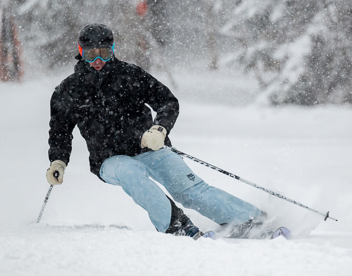2024 K2 Mindbender 96C Skis: Half Width Action Image 2