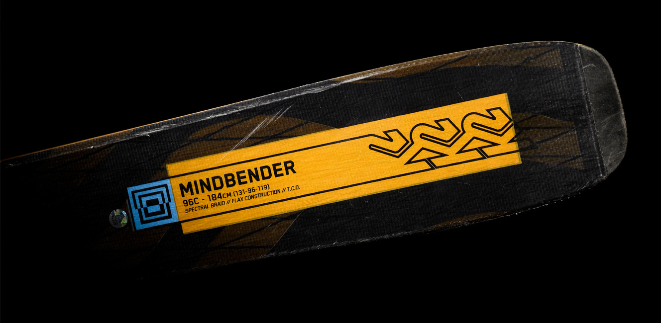 2024 K2 Mindbender 96C Skis: 2024 K2 Mindbender 96C Tail Closeup Image